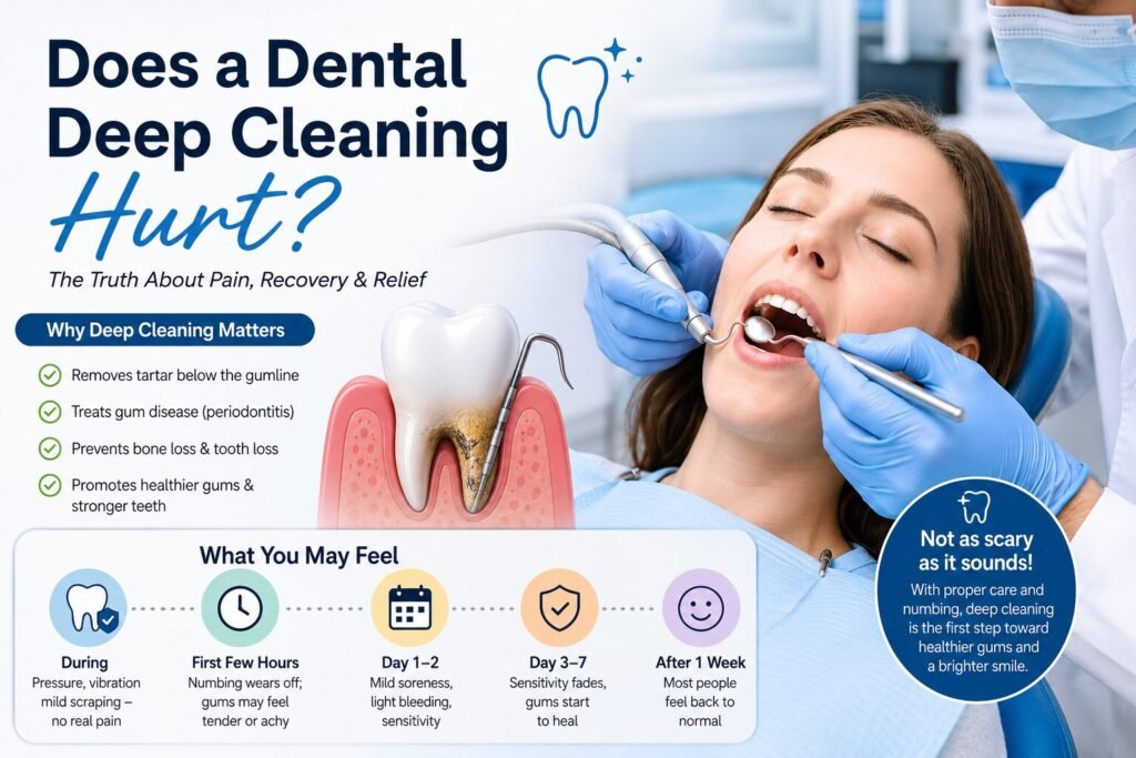 Does a Dental Deep Cleaning Hurt