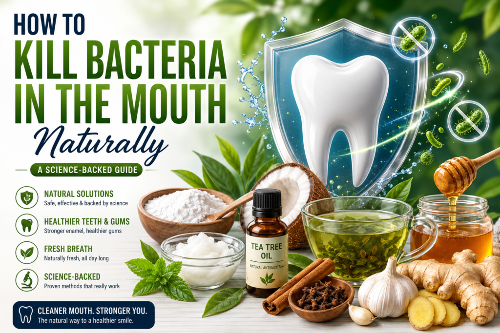 How to Kill Bacteria in the Mouth Naturally