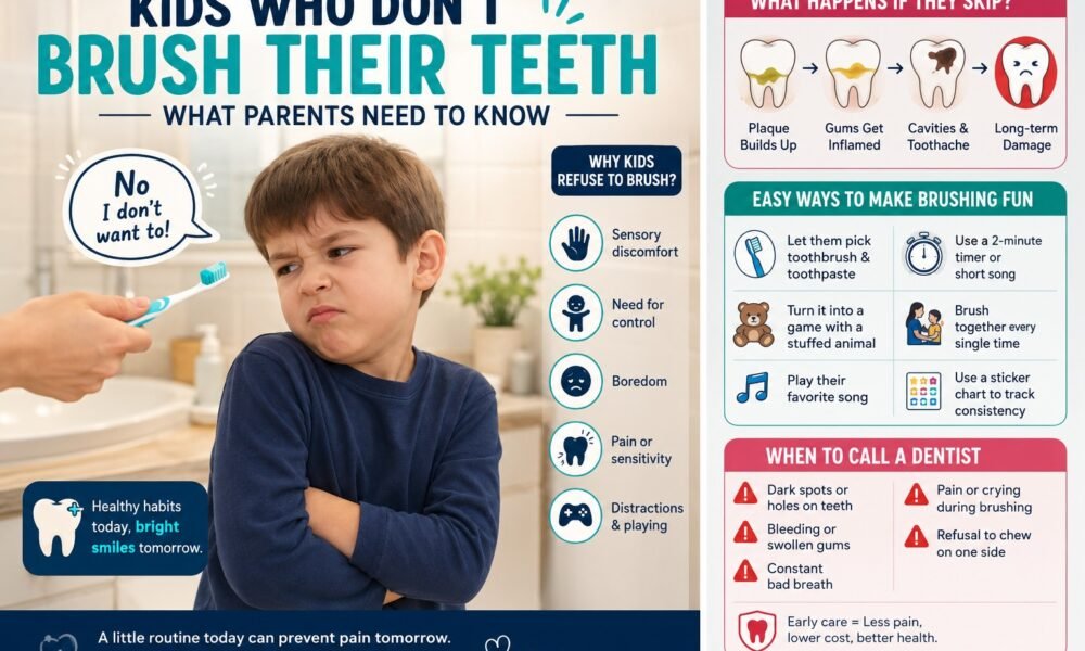 Kids Who Don't Brush Their Teeth