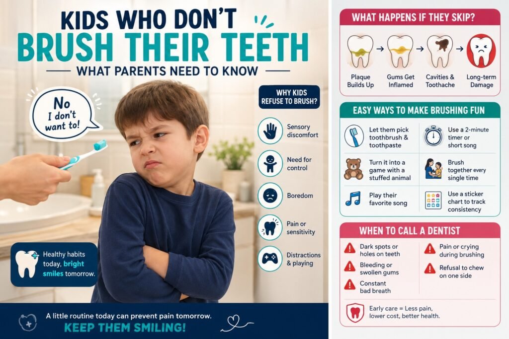 Kids Who Don't Brush Their Teeth