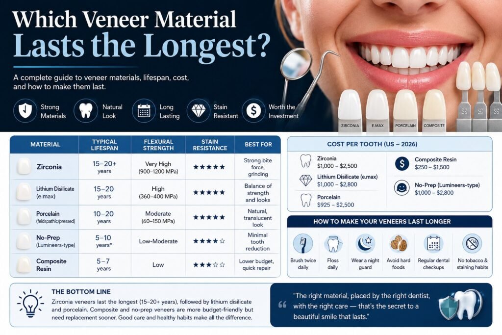 Which Veneer Material Lasts the Longest
