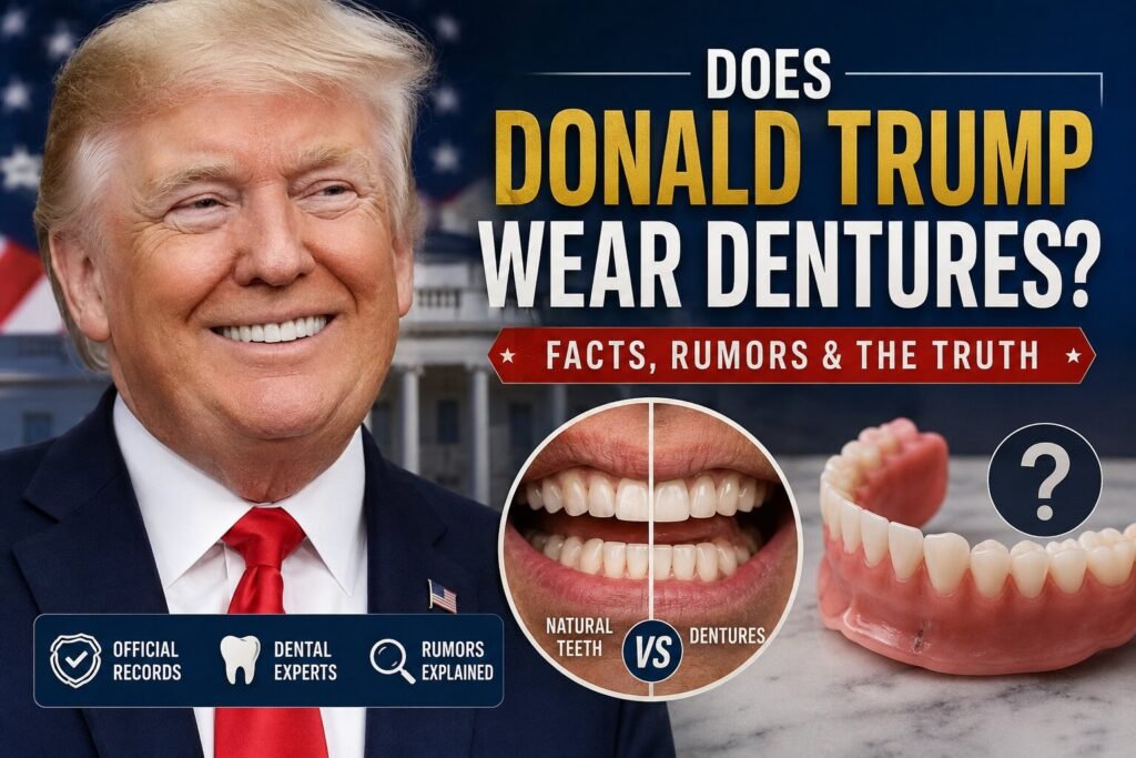 Does Donald Trump Wear Dentures?