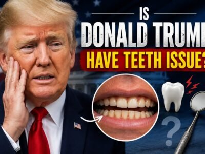 is donald trump have teeth issue?