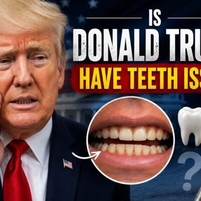 is donald trump have teeth issue?