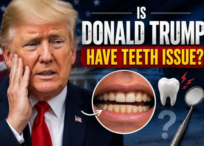 is donald trump have teeth issue?